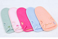 rub-free bathing towel (luxurious)