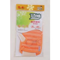 免搓澡巾百妙中文炫彩型橘色